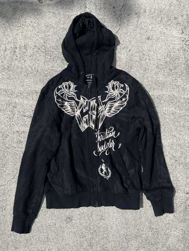 Ed Hardy（エド・ハーディー）by Christian Audigier Christian Audigier × Ed Hardy Ed hardy zip hoodie - Gem