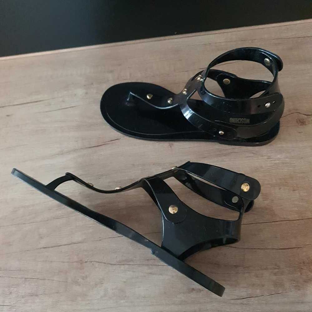 サンダル MOSCHINO COUTURE Men Sandals Black MB16253G0MGF0 000 Moschino Love Sandal