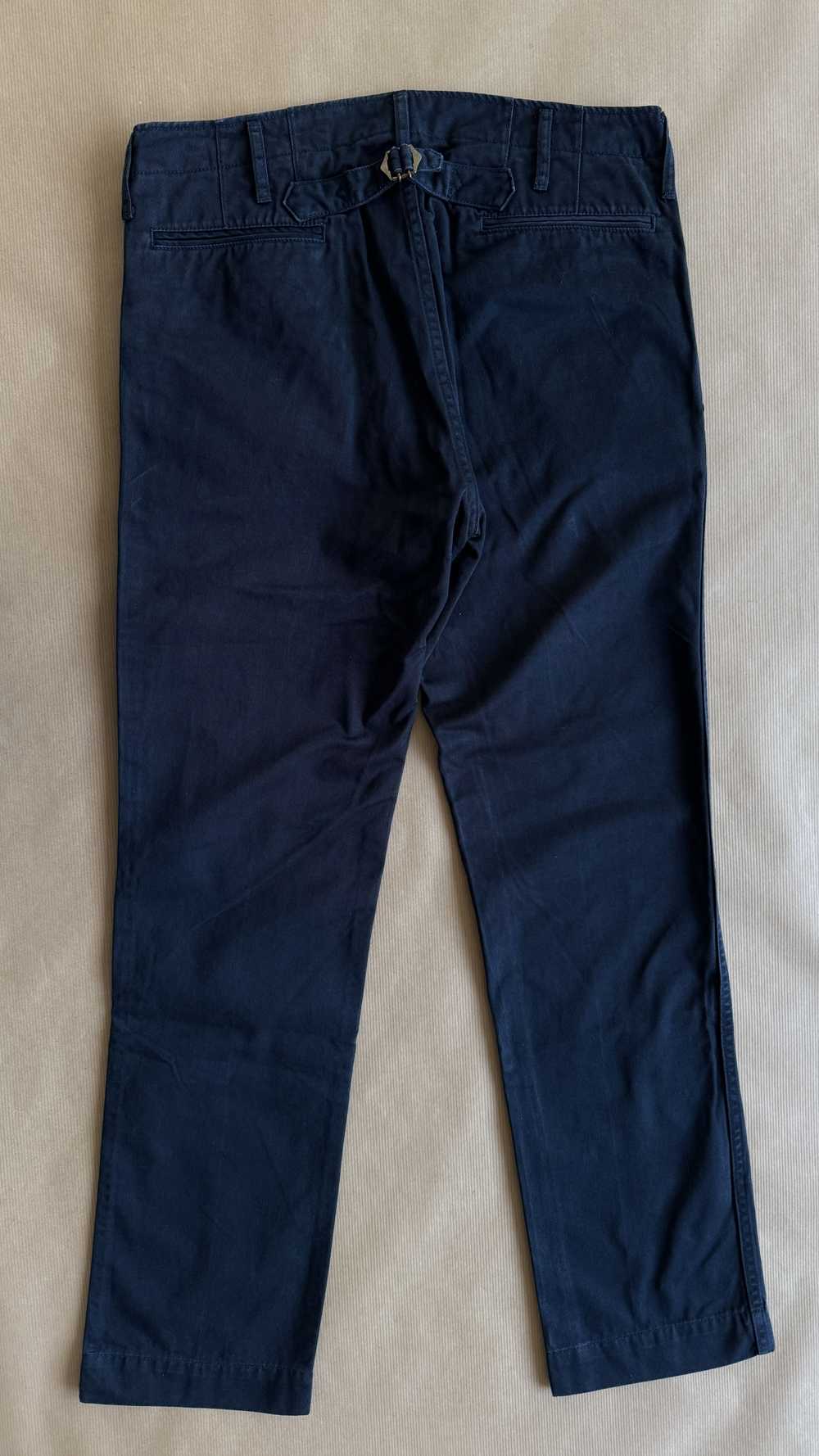 visvim SLIM CHINO BLUE 1 S スリムチノ fluxus 03 04 giza