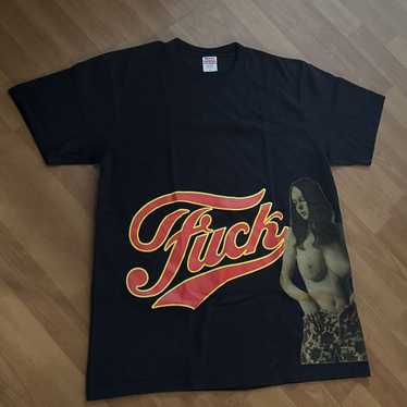 美品】supreme 17ss fuck the president tee - メルカリ