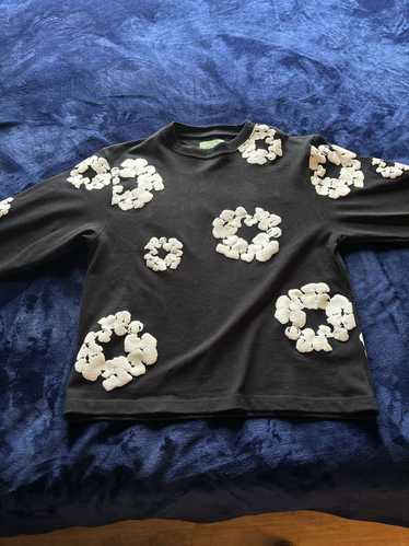 Denim tears Long Sleeve Tee 黒M Denim Tears Long Sleeve Cotton Wreath Tee “Black”