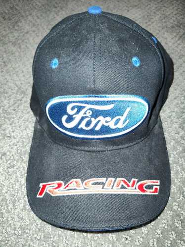 90sフォードレーシングFord Racingキャップ帽子ヴィンテージ古着USA Ford racing hat cap - Gem