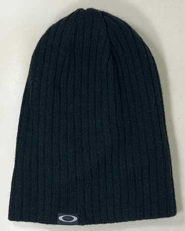 帽子 oakley 90s-00s archive beanie black OAKLEY Beanie ELLIPSE PATCH WAFFLE BEANIE - Blackout - One