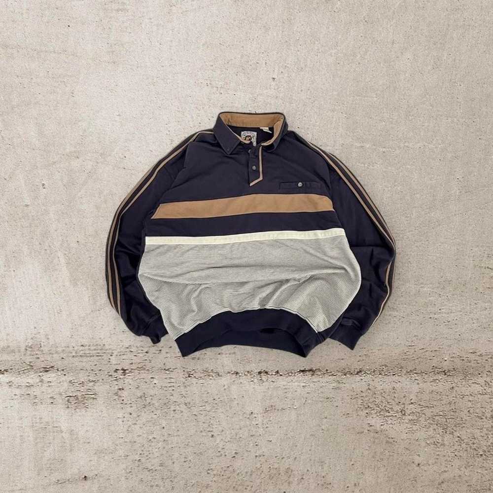 Polo Ralph Lauren Vintage baggy retro polo henley sweatshirt