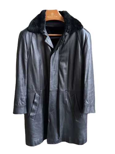 Brioni leather coat - Gem