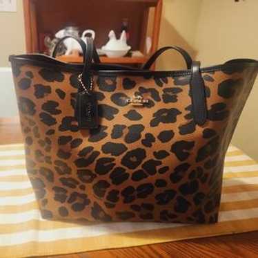 Coach leopard print handbag - Gem