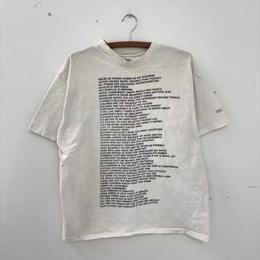 90s USA製　jenny holzer Tシャツ EARLY 90S JENNY HOLZER T-SHIRT – JERKS™