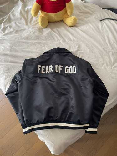 Fear of God Satin Black Jacket Medium (Fifth Collection) | eBay