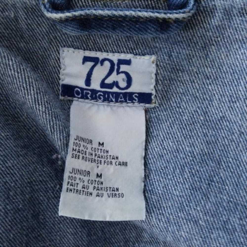 725 Originals Jean Jacket Sz M Denim Coat Vintage… - image 5