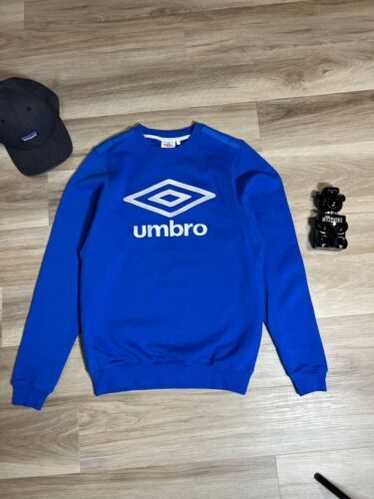 トップス umbro vintage sweatshirt blue 90s Vintage 90s Cotton Mix Blue Umbro Sweatshirt - Large – Domno