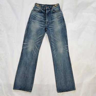 VIP【送料関税込】CELINE light blue cotton washed denim Sneaky Link | Celine High Rise Stretch Jean Light Blue