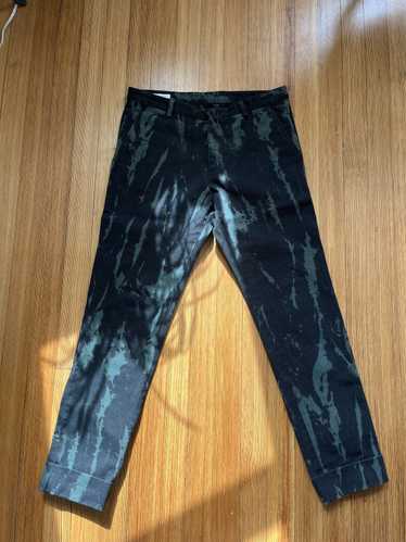 DRIES VAN NOTEN ブラックストライプトラウザーズ