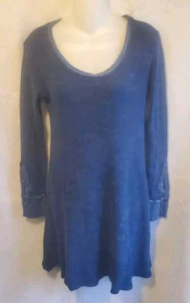MM6◆22SS/Distressed knit dress/M/アクリル/BLK/無地/s52ct0703 MM6 Maison Martin Margiela Black Gauge 5 Sweater Dress MM6