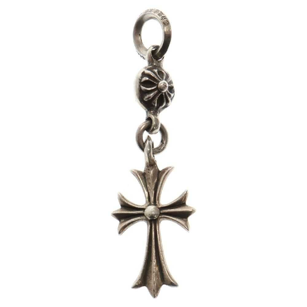 Chrome Hearts Chrome Hearts Tiny Cross Charm Silver Necklace