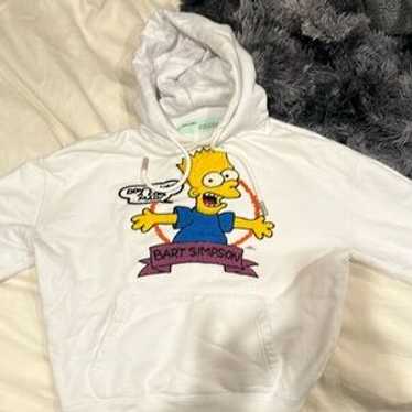 OFF-WHITE TEENAGER バート・シンプソン スウェット ザ・シンプソンズ x オフホワイトのコラボアイテムがいよいよ