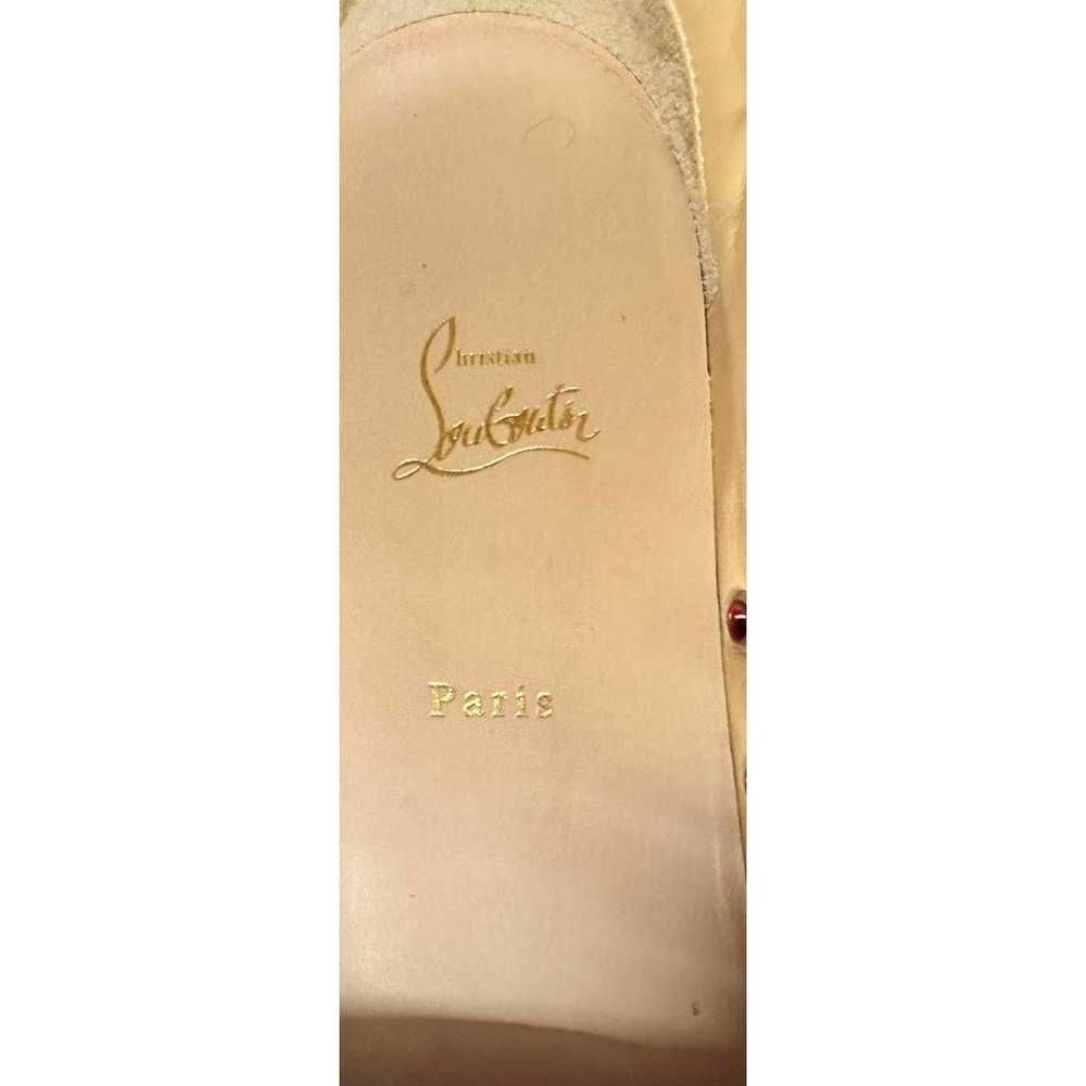 Christian Louboutin Aurelien python low trainers - image 7