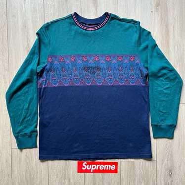 Supreme Paisley Stripe L/S Top Mサイズ Supreme Multi Stripe L S Top | Grailed