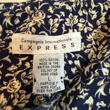 Vintage 90s Campagnie Internationale Express Flor… - image 1