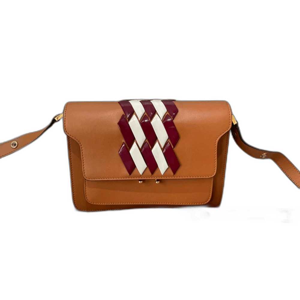 Marni Marni Trunk Classic Caramel Woven Bag