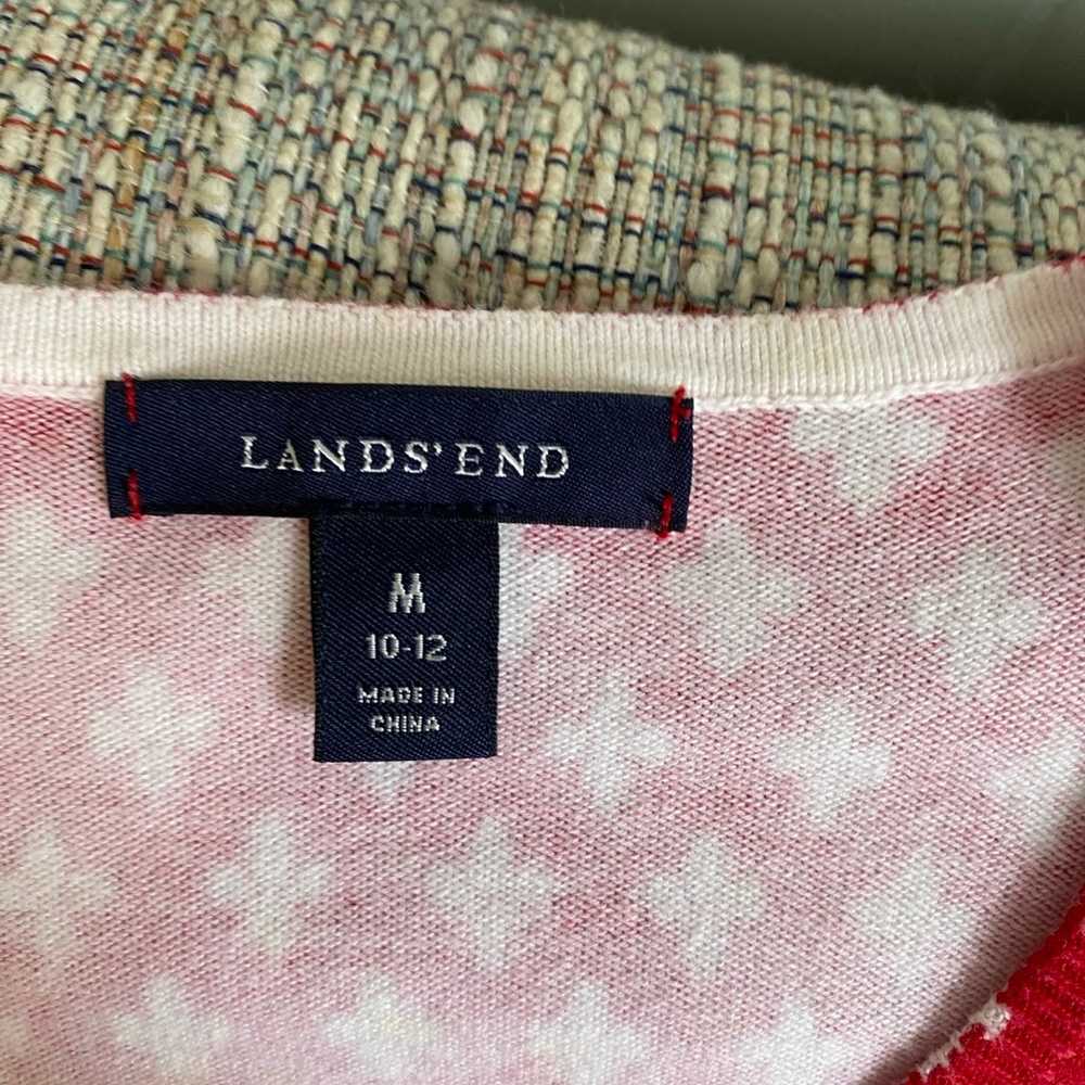 Lands End Cardigan Sweater Size Medium - image 5