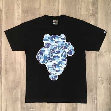【A BATHING APE × KAWS】希少　リバーシブルTシャツ Reversible KAWS × BAPE bendy 1st camo T-shirt ape NIGO A