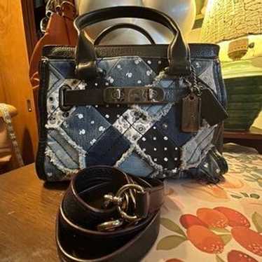Coach denim leather patchwork - Gem