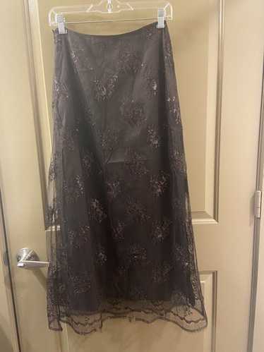 Dosa Silk Skirt 2 Size 000325 - Gem