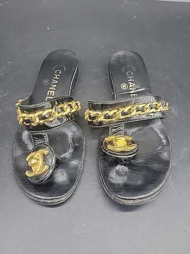 Chanel turn lock sandals - Gem