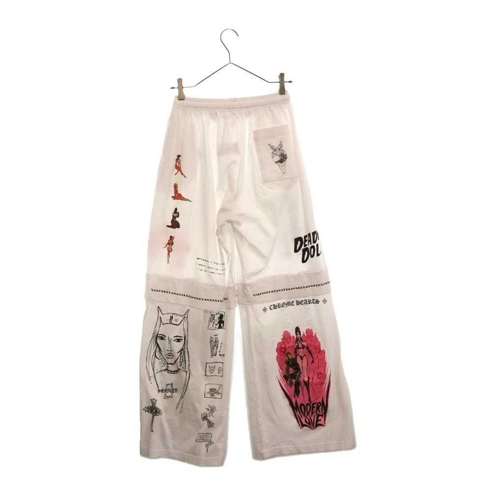 希少品◆送料込◆CHROME HEARTS◆DEADLY DOLL SWEATPANTS WHITE Chrome Hearts White & Black Deadly Doll Sweatpants – Savonches
