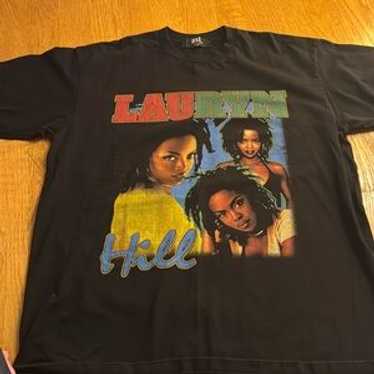 Lauryn Hill Rap Tシャツ Raptee 90' ジャイアントタグ Vintage 90's Fugees “Fu-Gee-La” Bootleg Rap Tee Double-Sided