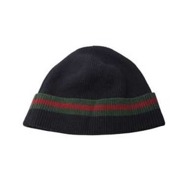 GUCCI ビーニー ブラック M Gucci グッチ ニットハット - FARFETCH