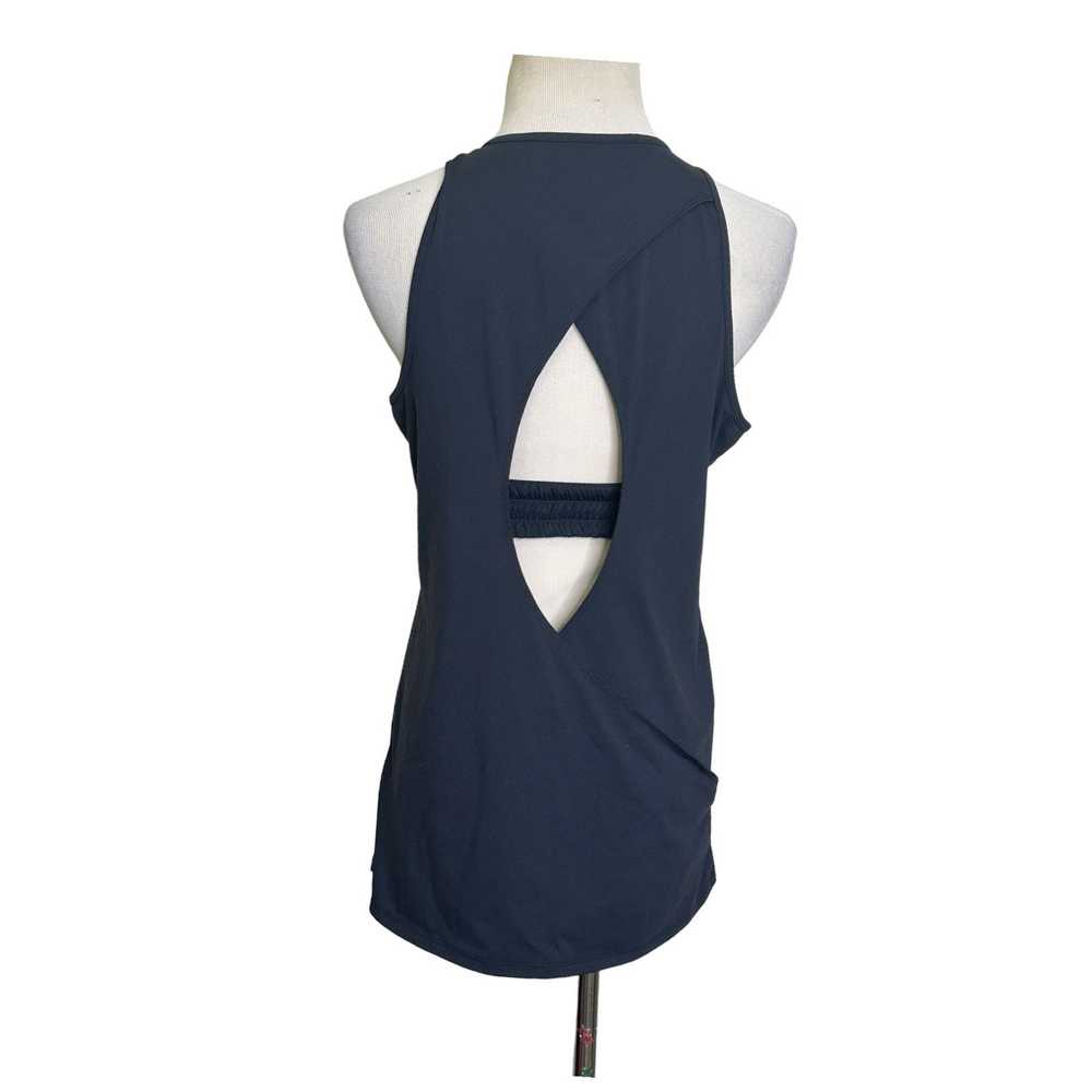 Fabletics Fabletics black open back build in bra … - image 12