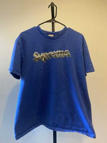 Supreme Chrome Logo Tee Heather Pink Size Medium - Gem