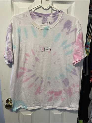 BLACKPINK Tシャツ　GRAY TIE DYE BLACKPINK 2022 World Tour Born Pink T-shirt Size Large Grey