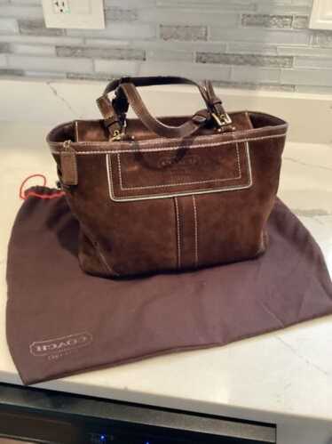 Coach brown suede tote - Gem