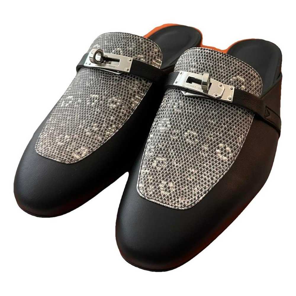 Hermès Oz python mules & clogs - image 1