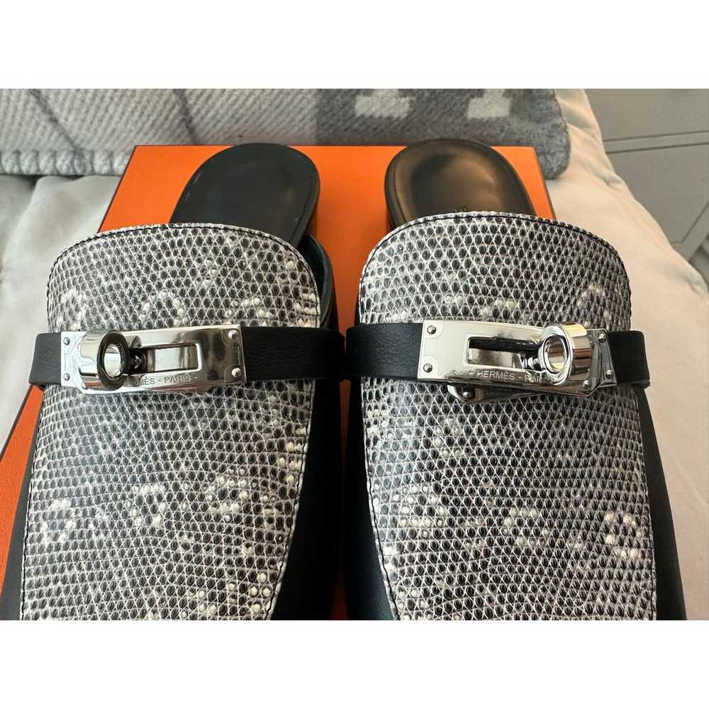 Hermès Oz python mules & clogs - image 9