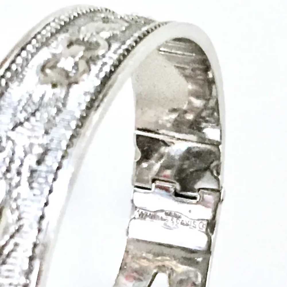 Whiting & Davis Wide Hinged Bracelet With Scottis… - image 10