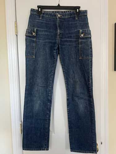 HELMUT LANG 本人期 CARGO POCKET JEANS HELMUT LANG 1997 GTR 5-POCKET DENIM JEANS A masterfully
