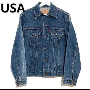 ジャケット・アウター 70's Levis 70505 Care Tag Good Condition Levi's G Jacket 4th Button 52 Denim IDG 70505-0217 Care Tag