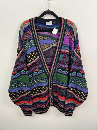 80～90s Full pattern knit cardigan | 古着屋 grin days memory
