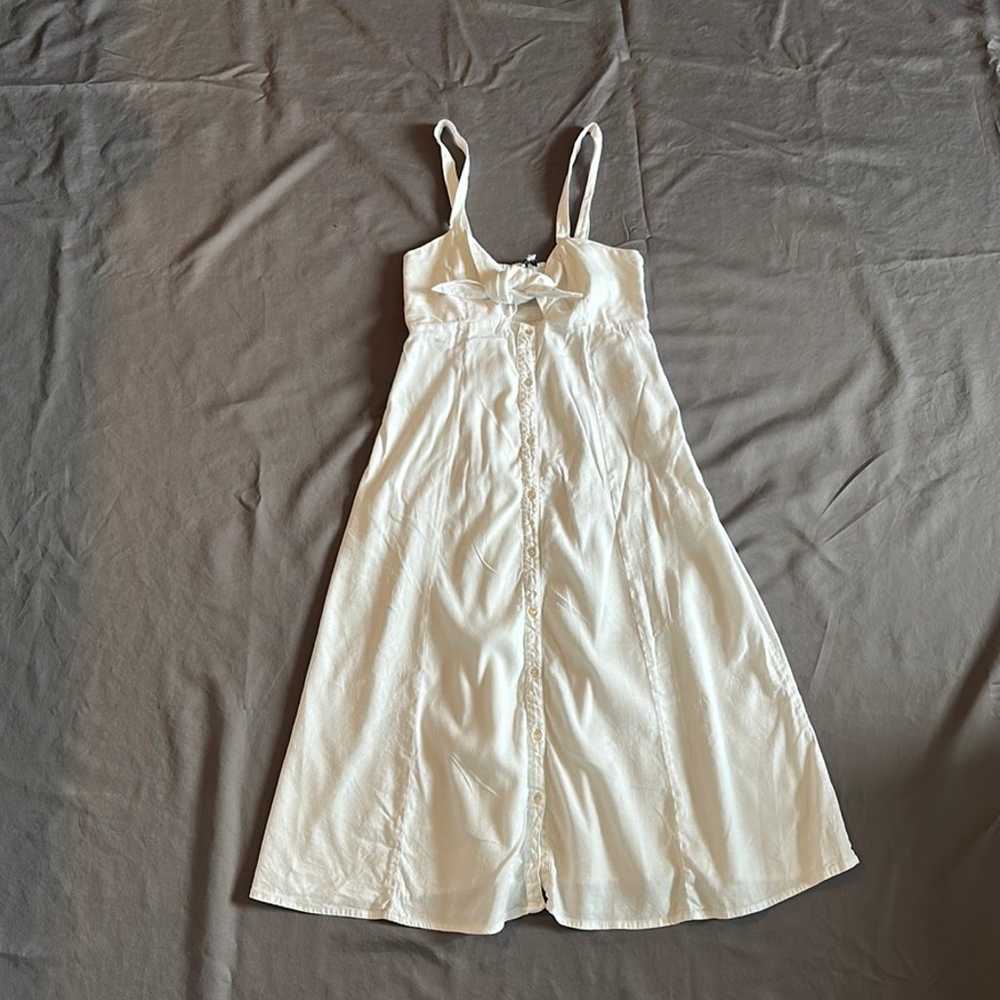 Splendid front tie linen blend dress - image 1