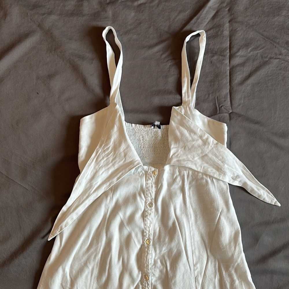 Splendid front tie linen blend dress - image 5