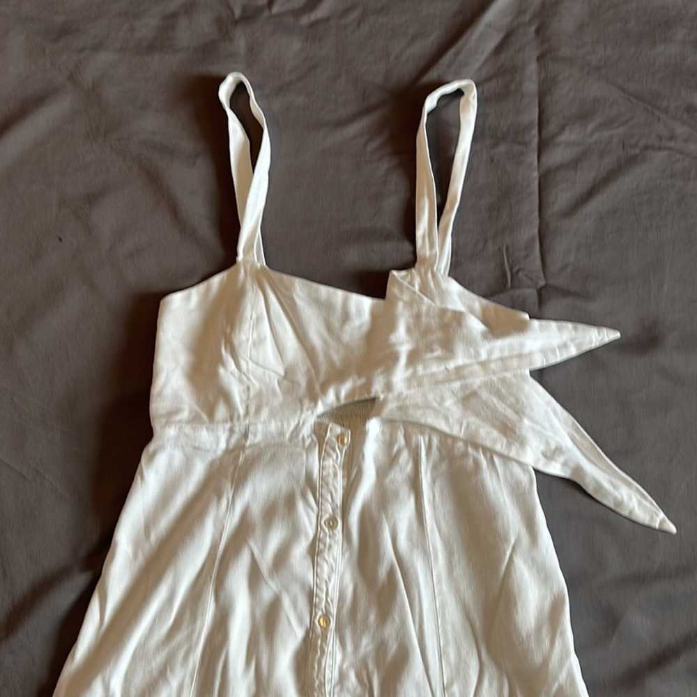 Splendid front tie linen blend dress - image 6