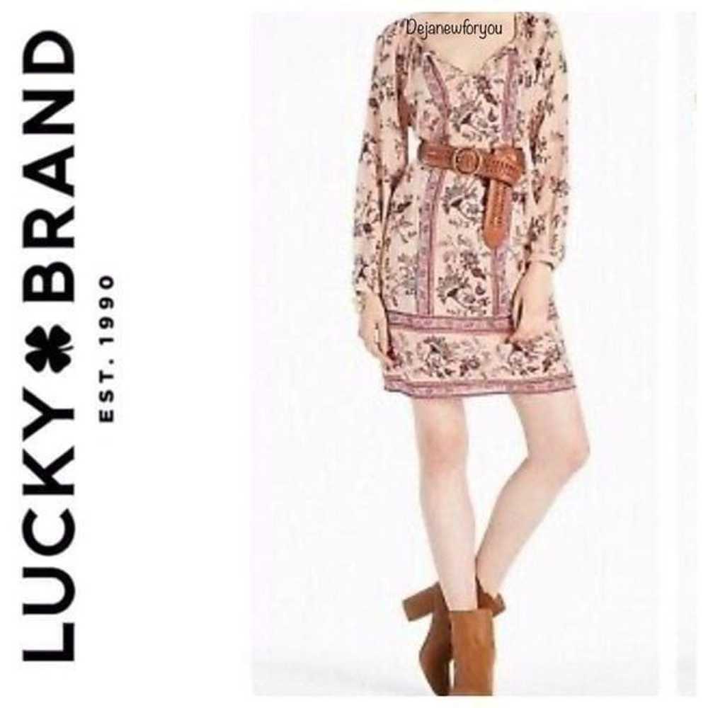 LUCKY BRAND BOHO GAUZE PEASANT DRESS - image 3