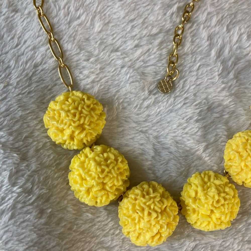 Talbots Beautiful yellow floral necklace’ - image 2