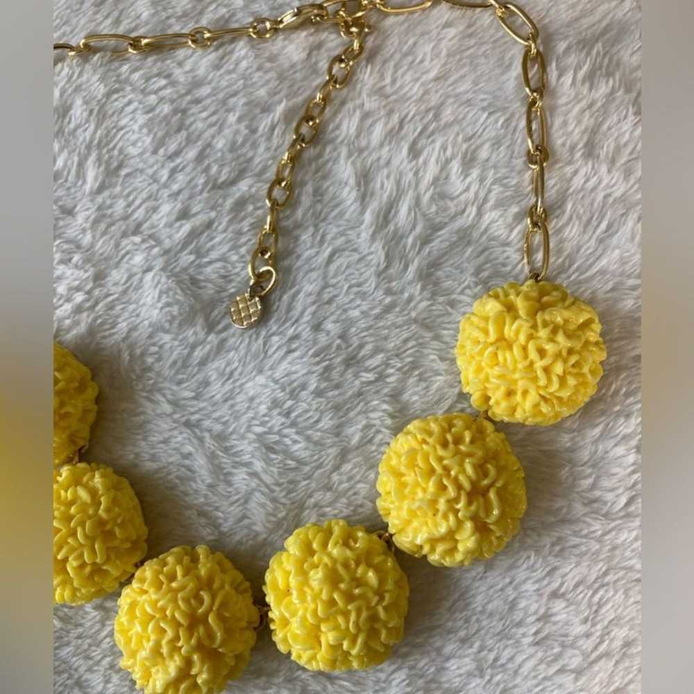 Talbots Beautiful yellow floral necklace’ - image 3