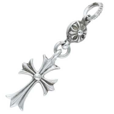 小物 RisoCHROME HEARTS TINY CH CROSS Chrome Hearts 925 Silver Tiny CH Cross with One Ball Charm