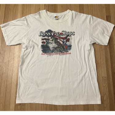 BASS PRO SHOPS トーナメントシャツ ブラック／ホワイトM（L