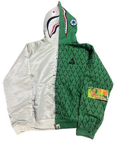 APE BAPE AMBUSH シャークパーカー　KAWS パーカー　s 限定 GIANT SHARK FULL ZIP HOODIE | bape.com
